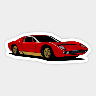 Red Miura Sticker